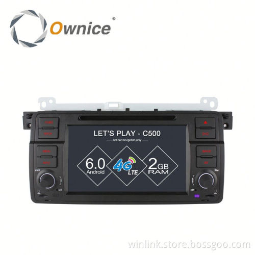 Ownice Android 6.0 touch screen Stereo Car stereo for BMW E46 1998 - 2006 with dvd wifi bluetooth GPS rds